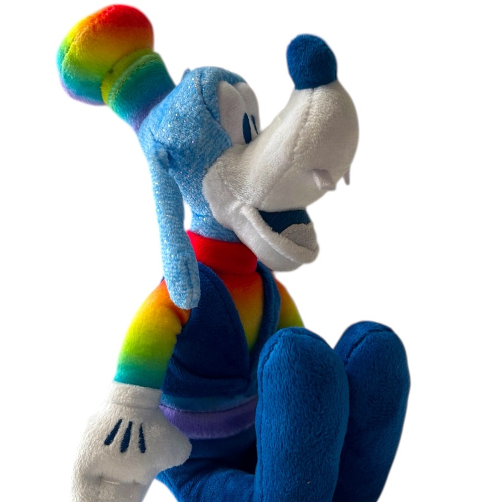 Disney Rainbow Collection Goofy Plush 9” Limited Edition Gay LGTBQ Pride